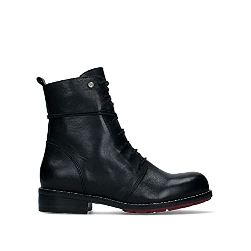 Wolky Comfort Schnürschuhe Murray XW - 20000 Leder schwarz - 41 im Sale