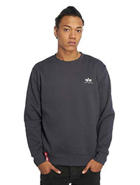 Thumbnail for Alpha Industries Basic Sweater Small Logo Sweatshirt für Herren Navy im Sale