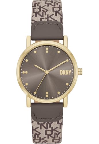 DKNY Damen Analog Quarz Uhr mit Nylon Armband NY6691 im Sale