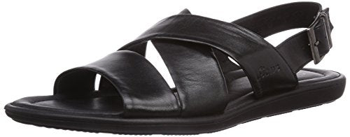 Sioux Herren Mirtas Sandalen, Schwarz im Sale
