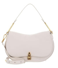 Thumbnail for Coccinelle Magie Soft Handbag Grained Leather Lambskin White on sale