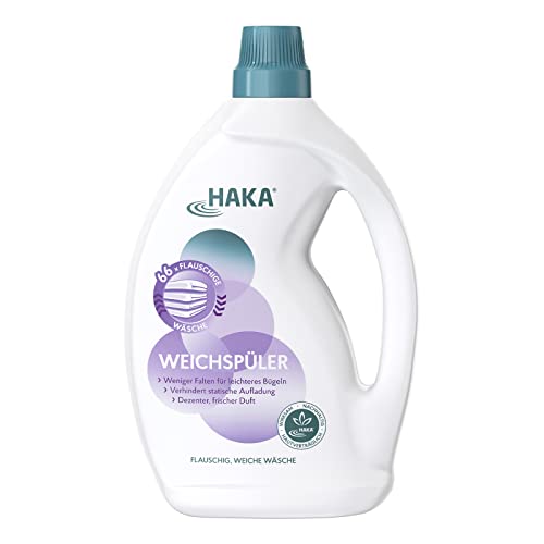 HAKA fabric softener with fresh fragrance, for 66 washes, dye-free, vegan, 2 on sale