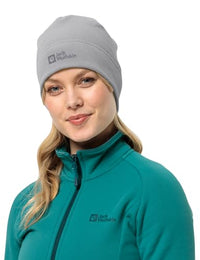 Thumbnail for Jack Wolfskin Unisex Real Stuff Beanie Hat, Graphite, One Size EU on Sale