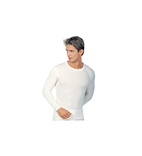 Medima Classic Herren-Hemd 1/1 Arm 40% Angora, weiß - im Sale