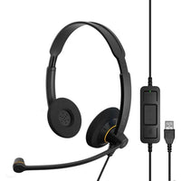 Thumbnail for Sennheiser SC60 Headset (binaural / bidirectional, USB, for Microsoft Lync) Black, 504547 on Sale