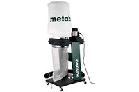 Thumbnail for metabo Späneabsauganlage SPA 1200 - 550 W, 65 Spänesack, 100 mm Schlauchanschluss - Staubklasse L, Kippsicher, Integrierte Erdung, Mobil auf Rollen - Ideal für Holzbearbeitungsmaschinen im Sale