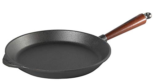 Skeppshult 28er Bratpfanne aus Gusseisen mit Holzgriff - Made in Sweden im Sale