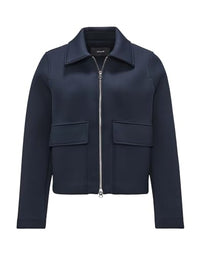 Thumbnail for OPUS Damen Sweatjacke | Sweatjacke GIDAL Boxy Fit aus Scuba Ware Coal Blue, 40 im Sale