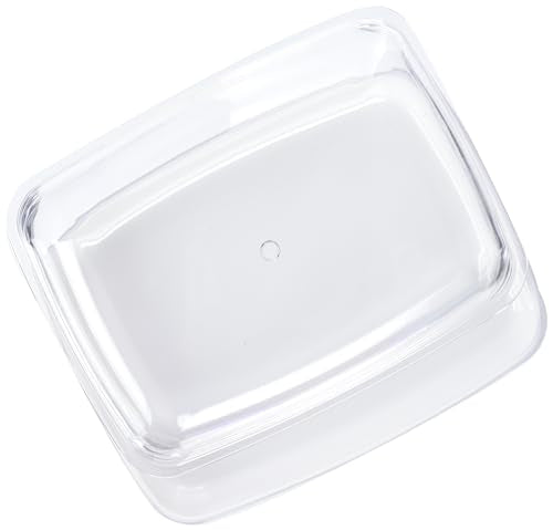 Emsa 505261 Butterdose, Kunststoff, 13.5 x 10 x 6 cm, Transparent/Weiß, Vienna im Sale