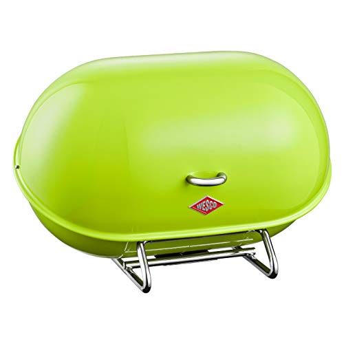 Wesco Single Breadboy bread bin, sheet steel, lime green, 34x23x21cm on sale