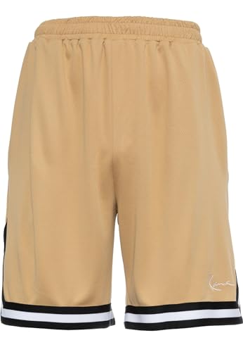 Karl Kani Herren KM-PS011-020-04 KK Small Signature Essential Mesh Shorts Light Brown, im Sale