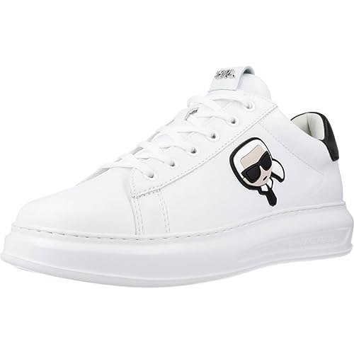 KARL LAGERFELD Herren Kapri Tennisschuhe Sneaker Weiß 45 EU im Sale