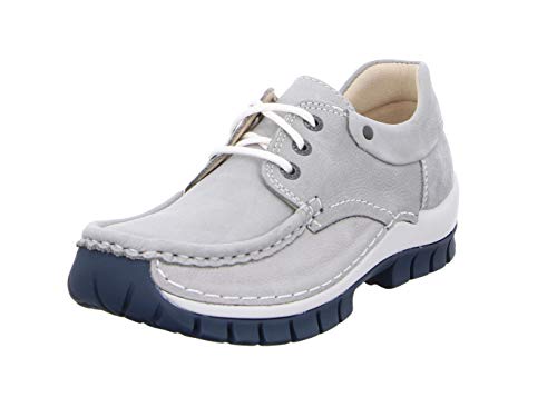 Wolky Comfort lace-up shoes Fly Summer - 11820 nubuck leather denim blue - 39 on sale