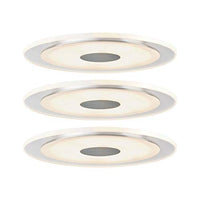 Thumbnail for Paulmann 92907 LED Einbauleuchte Whirl rund Einbaustrahler 3x5,5W Deckeneinbauspot Alu Satin Einbaulampe Einbaulicht dimmbar Deckeneinbauleuchte im Sale