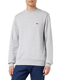 Thumbnail for Lacoste Men's Sh9608 Sweatshirt, Made in China-Silver, on Sale