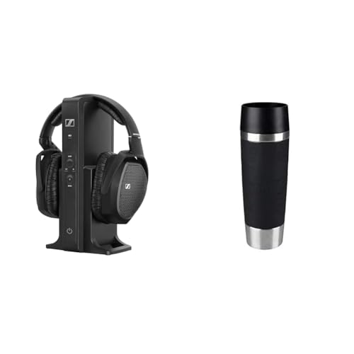 Sennheiser RS ​​175 Digital Wireless Over-Ear Headphones &amp; Emsa 515615 Travel Mug Classic Grande 500ml Thermal Mug Insulated Mug Keeps Hot for 6h on Sale