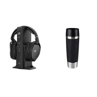 Thumbnail for Sennheiser RS ​​175 Digital Wireless Over-Ear Headphones & Emsa 515615 Travel Mug Classic Grande 500ml Thermal Mug Insulated Mug Keeps Hot for 6h on Sale