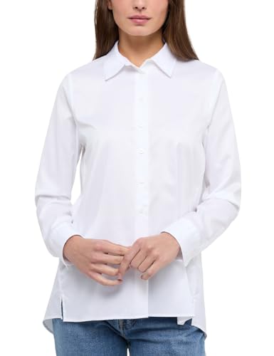 ETERNA Comfort Fit Bluse Langarm Hemdenkragen Twill beige im Sale