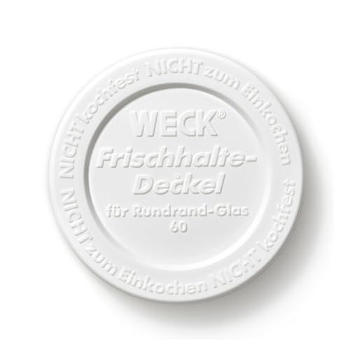 Weck-Deckel 100 mm 5 Stück | Zum Einkochen von Konserven, Säften, zur luftdichten Aufbewahrung von trockenen Zutaten Gläser im Sale