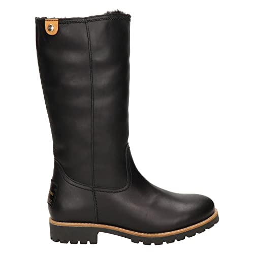 Panama Jack Women's Bambina Igloo Travelling Knee-High Boots, Black, 39 EU on Sale