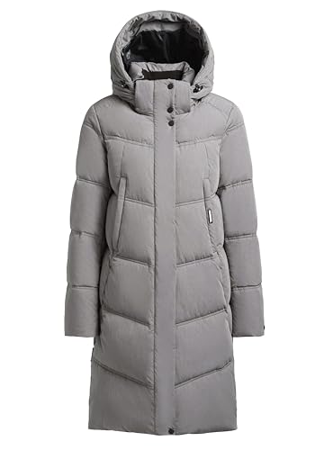 khujo Ainu Frauen Wintermantel schwarz 70% Baumwolle, 30% Polyamid Basics, Casual Wear, Streetwear im Sale