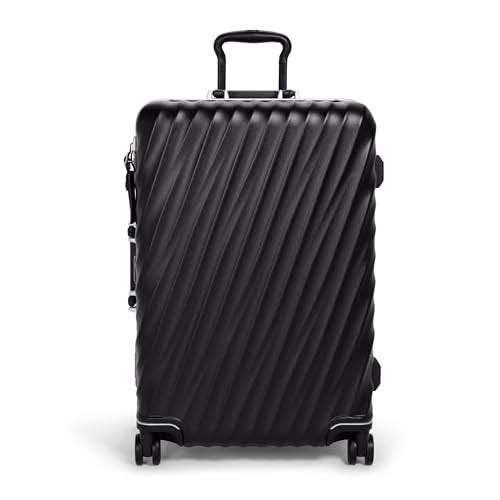 TUMI 19-Grad-Rahmen, 4 Räder, leichter Koffer, Hartschalengepäck, 66 x 45,2 x 26,2 cm, schwarze Textur, Schwarze Textur., Einheitsgröße im Sale