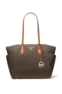 Thumbnail for Michael Kors Damen Marilyn Md Tz Tote Bag, BRN/Acorn im Sale