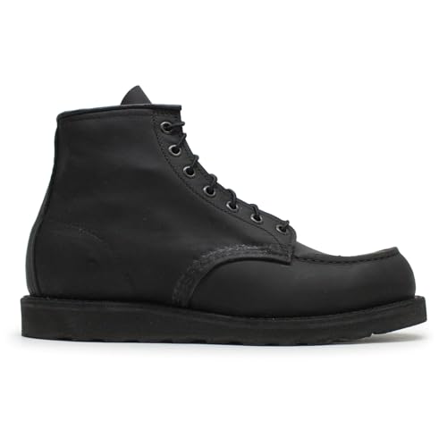 Red Wing Men's Classic Moc 8074 Leather Black Boots EU on Sale