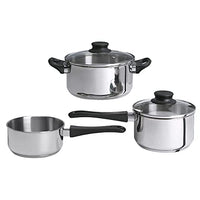 Thumbnail for ANNONS cookware set, 5-piece, suitable for all hob types, including induction, glass/stainless steel