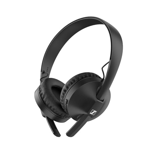 Sennheiser HD 250BT Bluetooth 5.0 wireless headphones with AAC, aptX Low Latency, transducer technology, and integrated microphone. 25-hour battery life, fast charging with USB-C, black on sale