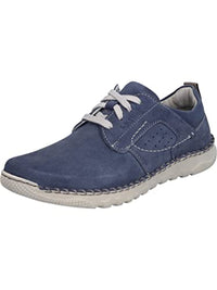 Thumbnail for Josef Seibel Herren Low-Top Sneaker Wilson 04,Weite H (Weit),Wechselfußbett,Laufschuhe,schnürschuhe,schnürer,Halbschuhe,grau,44 EU im Sale