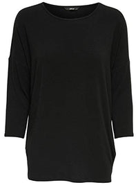 Thumbnail for ONLY Women's Onlglamour 3/4 JRS Noos Top, Dark Gray Melange, EU on sale
