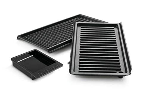 Set of grill plates 5523110001 DLSK153 compatible / spare part for De'Longhi SW12 SW13 MultiGrill Easy on sale