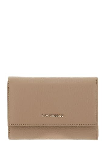 Coccinelle Metallic Soft - Wallet 12cc 14 cm fresh beige on sale