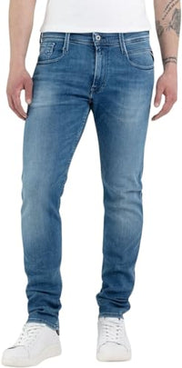 Thumbnail for Replay men's jeans Anbass slim fit with comfort stretch, medium blue 009 (blue), 33W / 32 on sale