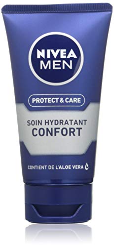 NIVEA MEN Protect &amp; Care Moisturizing Comfort Care (1 x 75 ml), facial care enriched with vitamin B5 and aloe vera, oil-free moisturizer for men on sale