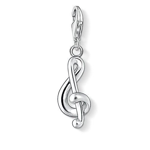 Thomas Sabo Damen Charm-Anhänger Violinschlüssel Charm Club 925 Sterling Silber 0845-001-12 im Sale