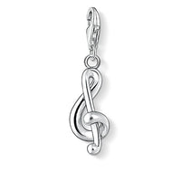 Thumbnail for Thomas Sabo Damen Charm-Anhänger Violinschlüssel Charm Club 925 Sterling Silber 0845-001-12 im Sale