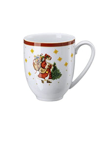 Thumbnail for Hutschenreuther Happy Christmas Happy Christmas red porcelain mug with handle on sale