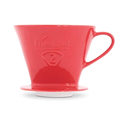 Friesland coffee filter size 2 red porcelain on sale