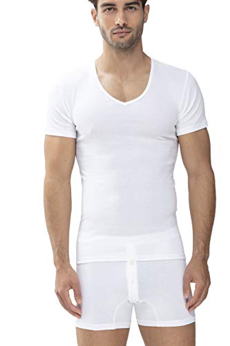 Mey Tagwäsche Serie Casual Cotton Herren Shirts 1/2 Arm Weiss (8) im Sale