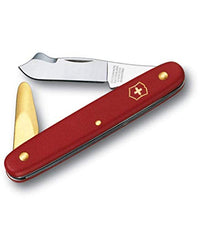 Thumbnail for Victorinox, pocket tool, garden, grafting knife combo 2, red, 3 functions, pointed blade | bark remover; brass bark remover, Swiss Made on sale