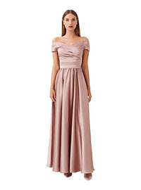 Thumbnail for Rinascimento Atelier-Kleid Raffung in Rosa im Sale
