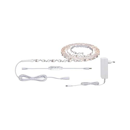 Paulmann 78963 LED Stripe FlexLED 3D Basisset 5m incl. 1x10,5 Watt dimmbar Lichtband Weiß Lichtstreifen Kunststoff LED Band 3000 K im Sale