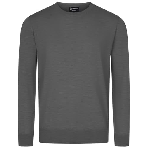 GIESSWEIN Cotton Crew Pullover Herren - Baumwoll Strickpullover & Sweatshirt für Männer, Pulli Herren ohne Kapuze, Business Herren-Sweatshirt Langarm im Sale