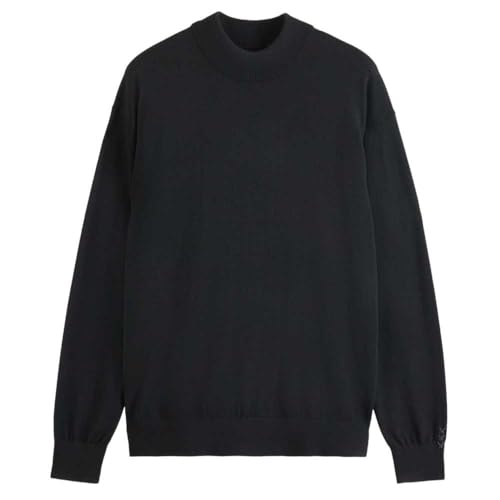 Scotch &amp; Soda Men's Pullover Sweater Core - Dropped Shoulder Mock Neck Pullover, Light Camel, on sale