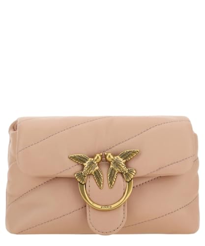 Pinko Damen Love Puff Baby C Sheep Nappa Tasche, O81q_puderantique Gold im Sale