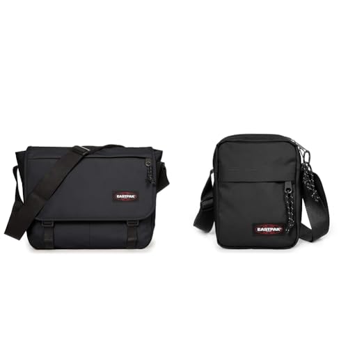 EASTPAK - Delegate + - Umhängetasche, 20 L, Black (Schwarz) & THE ONE - Umhängetasche, 2.5 L, Black (Schwarz) im Sale