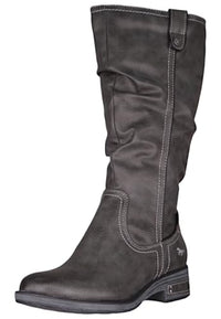 Thumbnail for Mustang Damen 1293-606 Kniehohe Stiefel, dunkelgrau, EU im Sale