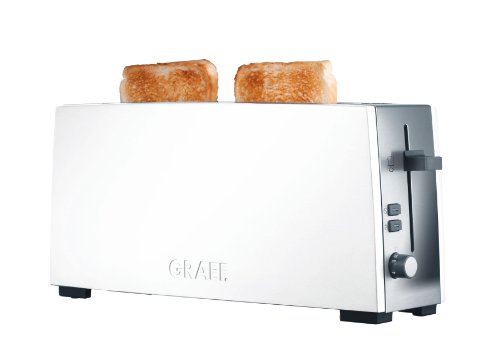 GRAEF Langschlitz-Toaster TO 91, Edelstahl, weiß im Sale